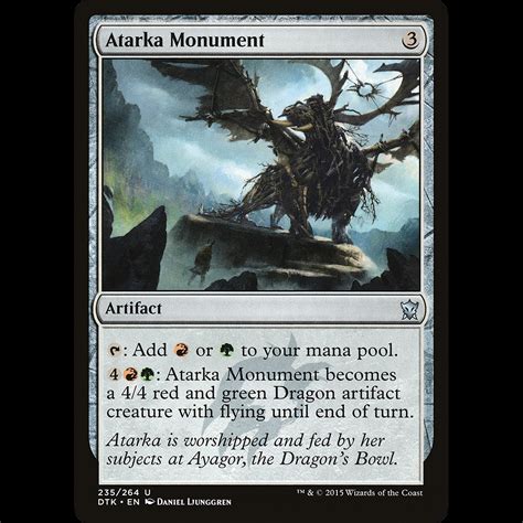 MTG Atarka Monument Dragons of Tarkir dtk#235 - Madtoyz