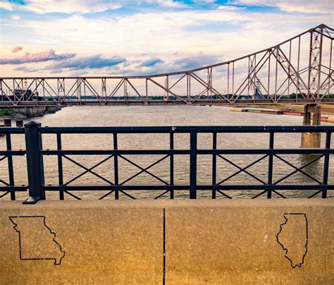 Walking Eads Bridge in St. Louis