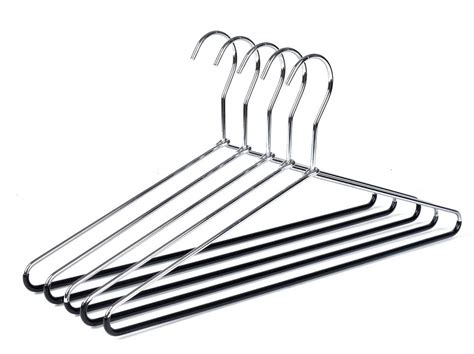 30 Quality Heavy Duty Metal Coat Hangers with Black Rubber Coating for ...