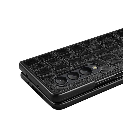 Samsung Galaxy Z Fold 4 Leather Luxury Back Cover – Bharatcase