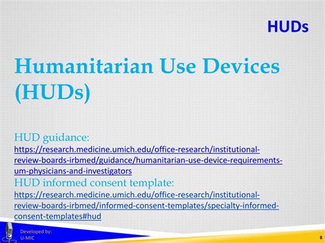 PPT - Humanitarian Use Devices (HUDs) in Clinical Care PowerPoint ...