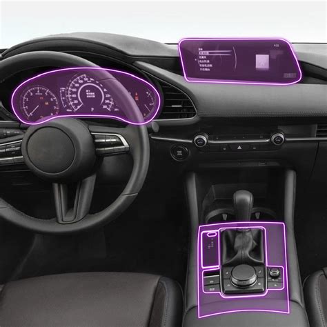 Jcakes Car Interior Film Dashboard Piano Board Shift Center Console ...