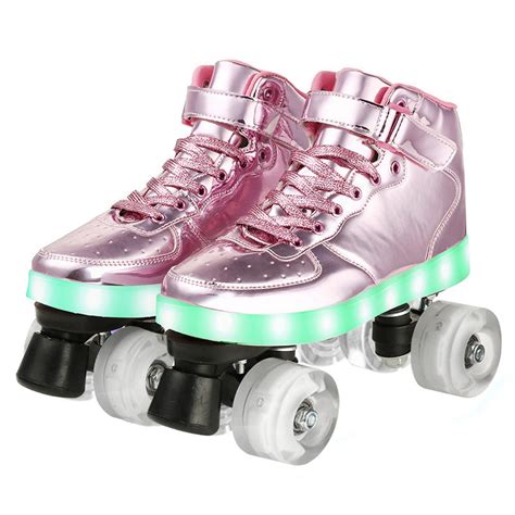 Four-wheel Skating Flashing Roller Skates – Fashionner