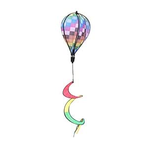 Rare 55'' Hot Air Balloon Wind windsocks Windmill Garden Yard Outdoor ...