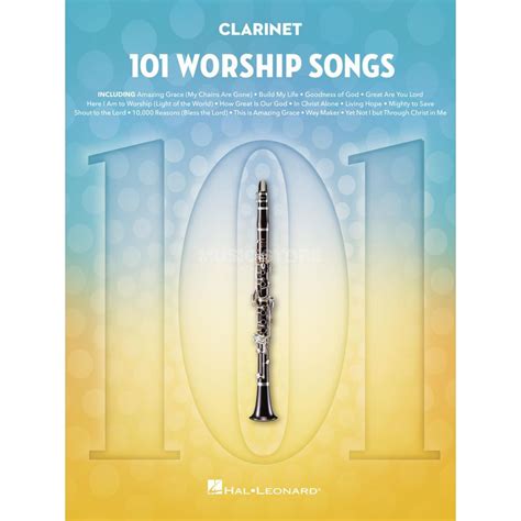 Hal Leonard 101 Worship Songs for Clarinet | MUSIC STORE professional