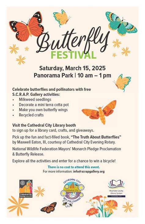 Butterfly Festival, Panorama Park, Cathedral City, 15 March 2025 ...