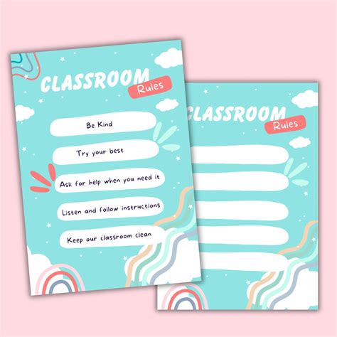 Classroom Rules Poster 的图像结果