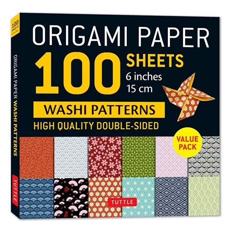 Buy Origami Paper 100 Sheets Washi Patterns: Double-sided Origami ...