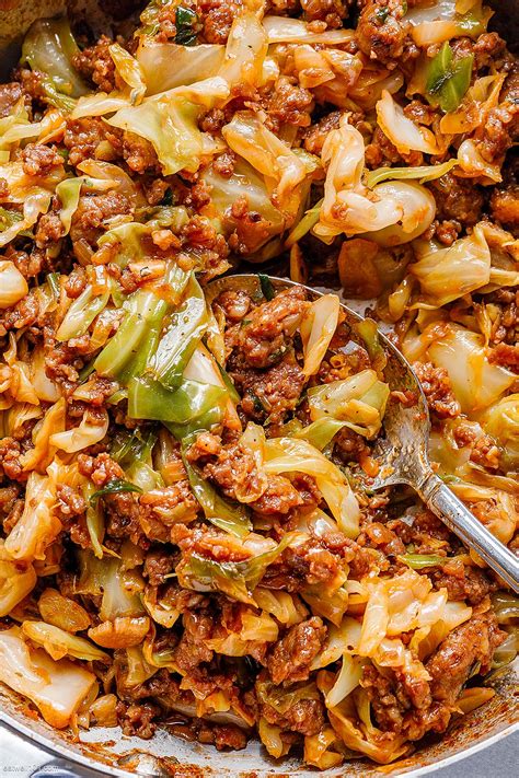 Fried Cabbage Recipe with Sausage – Fried Cabbage Recipe — Eatwell101