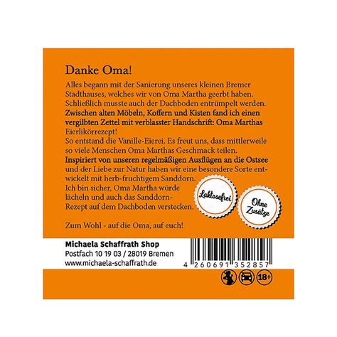 Michaela Schaffrath - Sea Buckthorn Egg Liqueur, 20% vol. MINI, 50 ml ...