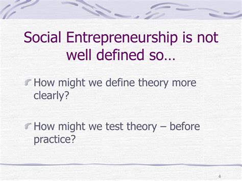 Social Entrepreneurship Theory