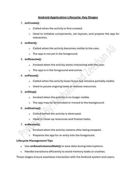 Image result for Android Life Cycle