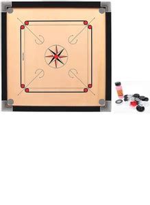 Sunlight BEAST QUALITY 32 Inch Carrom Board With 24 Coin,1 Striker, 1 ...