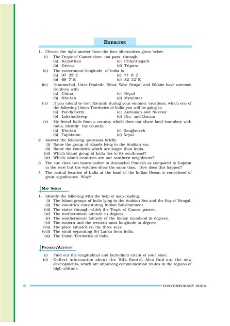 India size and location | PDF