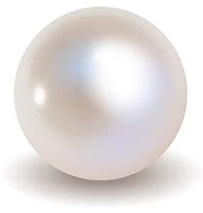 JAGDAMBA GEMS White Pearl Gemstone 7.00 Carat Certified Moti Stone for ...