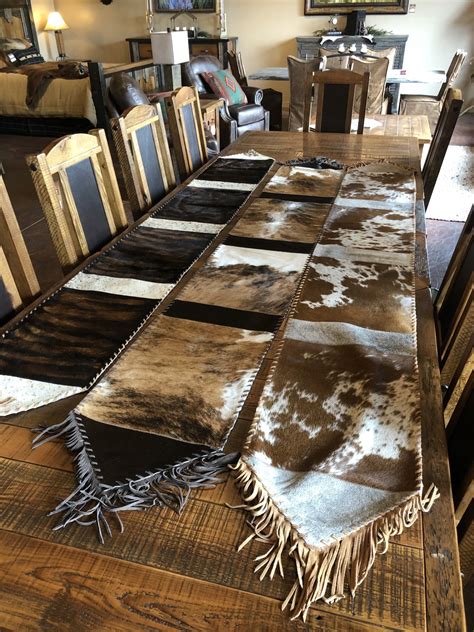 Gaucho X-Large Cowhide Table Runner 9' x 14" - Big Bear Furniture