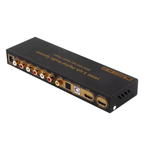 ARC Converter, HDMI 5.1 Audio Converter Decoder DAC DTS AC3 FLAC APE 4K ...