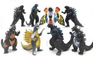 Verity Godzilla Set of 8 Mothra Action Figure 10cm for Car Dashboard ...