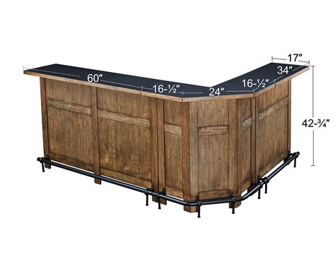 Donnybrook L-Shaped Home Bar ECI Furniture | Furniture Cart