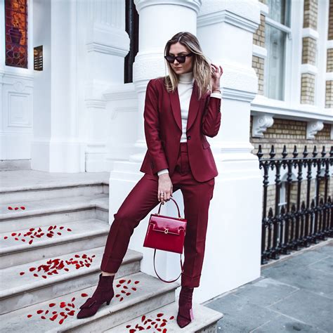 Burgundy Suit by Suistudio www.thesimone.co.uk | Suits for women ...
