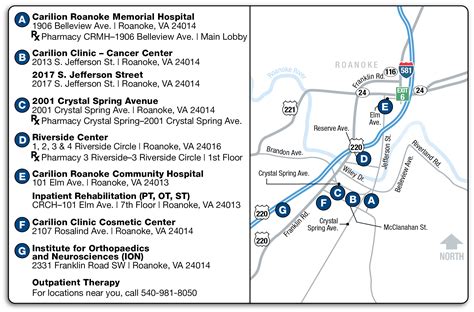 Carilion Clinic Map (English)