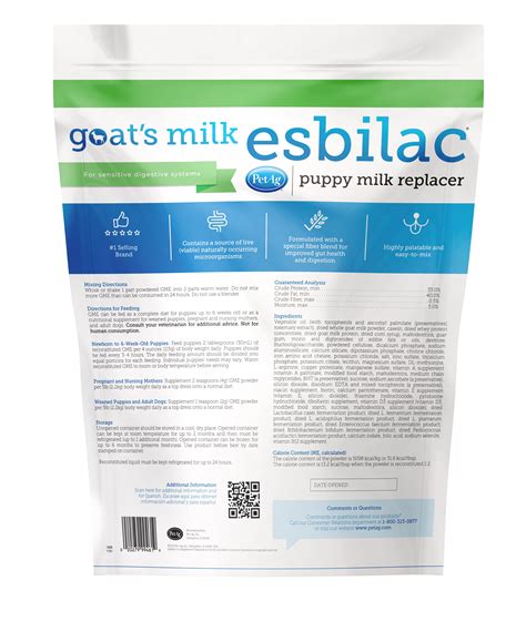 Buy PetAg Esbilac Goat's Milk Powder Puppy Milk Replacer - Milk Formula ...