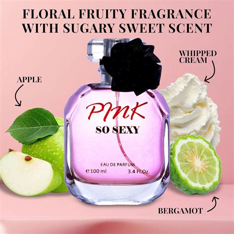 Pink So Sexy – Eau de Parfum para mujer, fragancia floral afrutada con aroma dulce azucarado ...
