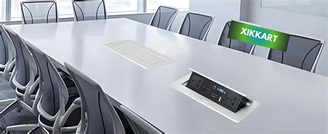 XIKKART 10 Module, Hydraulic Cable Cubby, Conference Table Connectivity ...