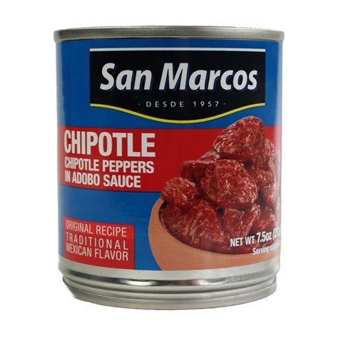 CHILES CHIPOTLES WHOLE en adobo 212g can | Canned Chiles | Chilies ...
