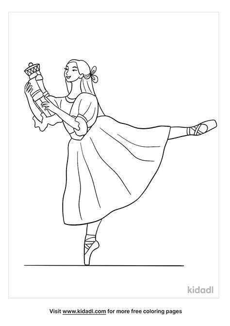 Nutcracker Ballet Coloring Pages
