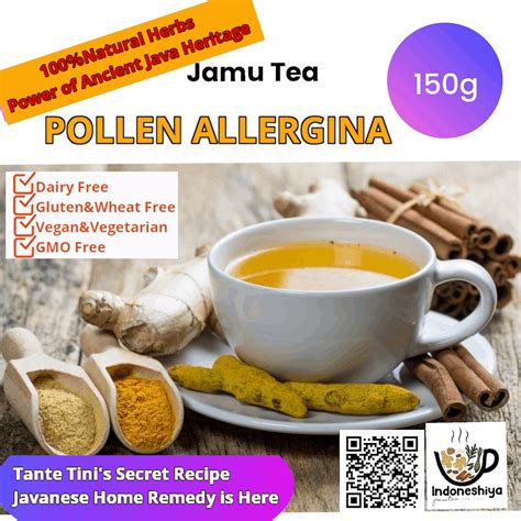 Jamu Tea -Pllen Allergina- | いんどねし屋 - Made in Indonesia by Midorikopen