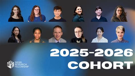 Meet Our 2025-2026 Siegel Research Fellows - Siegel Family Endowment
