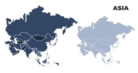 Asia Political Map Outline 的图像结果