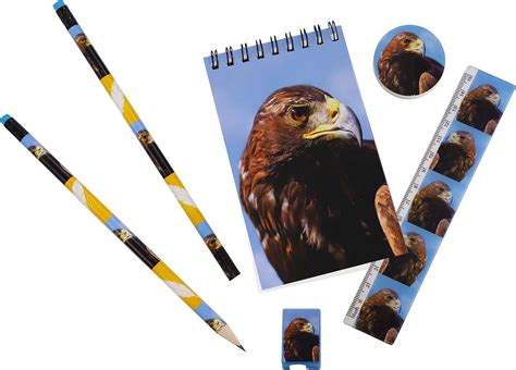 Buy Wild Stationery Set - Eagle from Deluxebase. These cool school ...