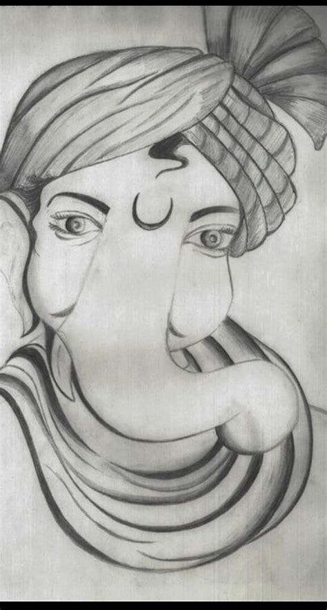 hi send the drawing of ganesh - Brainly.in