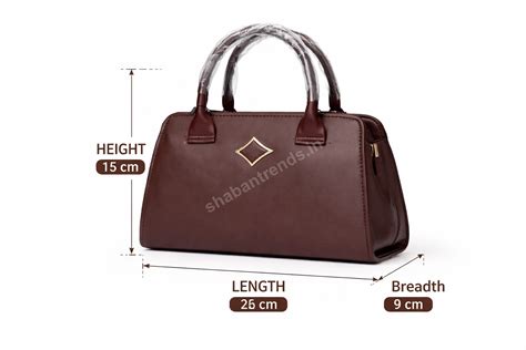 Dark Brown Women Handbag Stylish Office Bag | Shaban Trends India