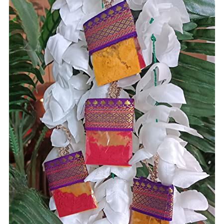 Buy Itiha® Set of 12 Pottli Haldi Kumkum or Kankavati for Wedding ...