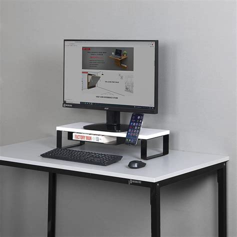 Monitor Riser Stand with Phone Holder & Book Shelf – InvisibleBed.com