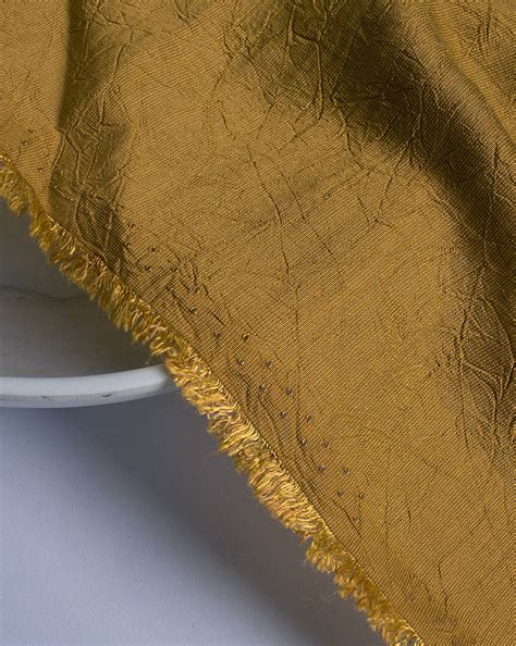 Buy Yellow Poly Crushed Mill Dyed Fabric - 9 kg Online at Wholesale Price