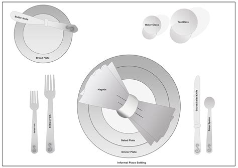 Informal Table Place Setting 的图像结果