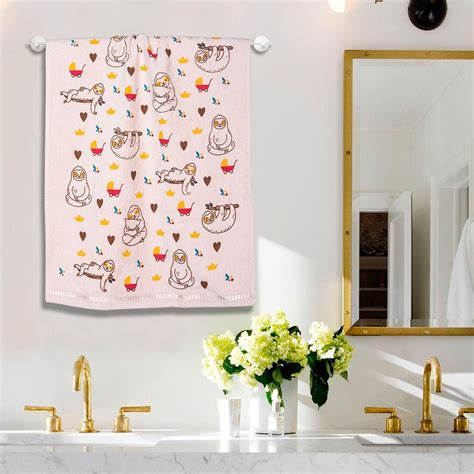 Rangoli 450 GSM Organic Cotton Baby Bath Towel (50x90 Cm) | Extra Soft