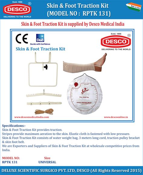 Skin & Foot Traction Kit | Manufacturer, Exporter & Supplier | DESCO