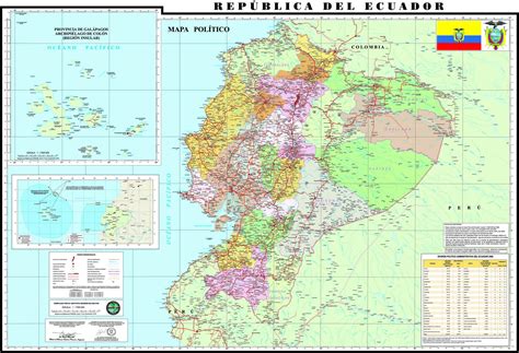 Map of Ecuador World