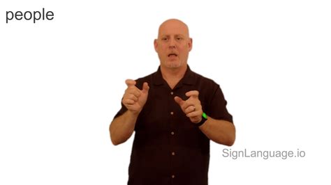 people in ASL - Example # 2 - American Sign Language