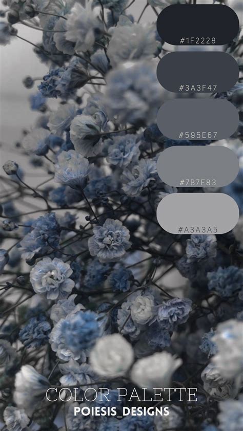 Dark dusty blue color palette – Artofit
