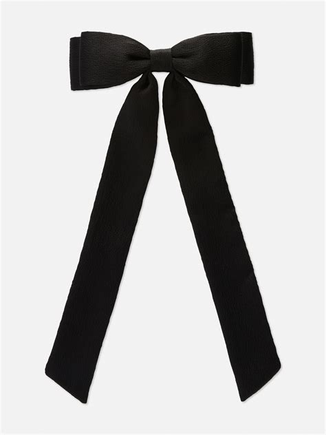 Women's Black Long Hair Bow | Penneys