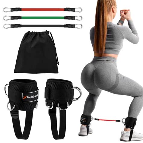 Buy Ankle Straps for Cable Machines,Adjustable Ankle Cuff for Cable ...