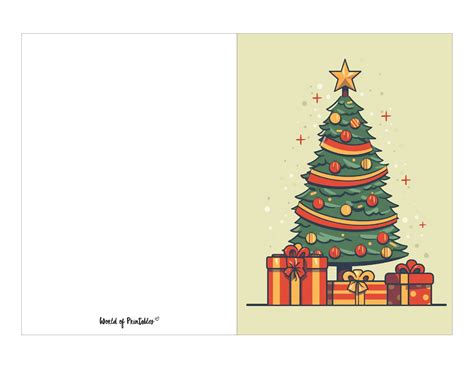 Printable Christmas Card Templates - World of Printables