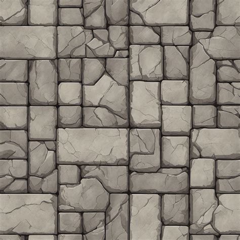 Stone Floor Tile Prop Texture for VTT