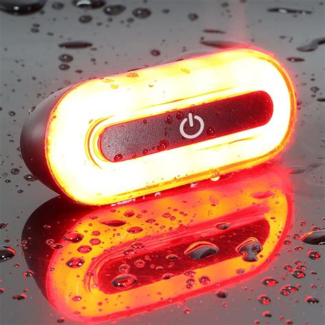 JIAN BOLAND Helmet Light-Motorcycle Bike Helmet Brake Light/ LED Safety ...